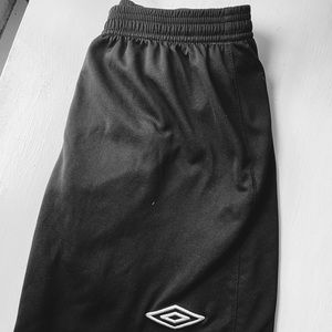 Black athletic shorts